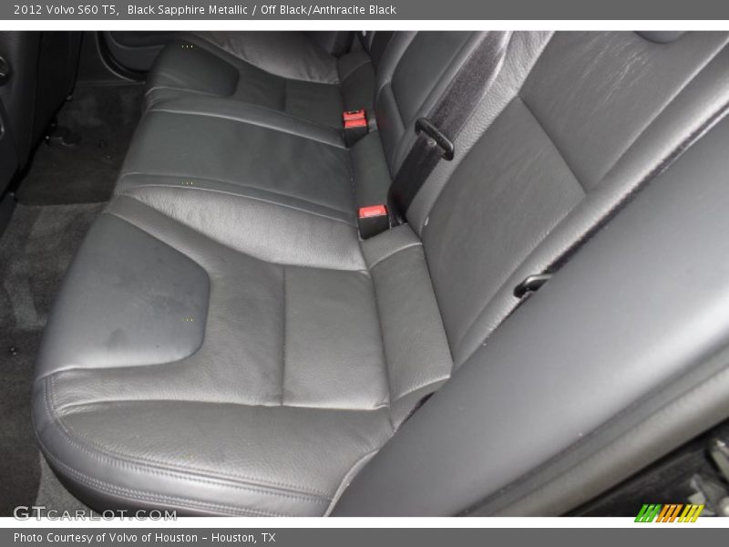 Black Sapphire Metallic / Off Black/Anthracite Black 2012 Volvo S60 T5
