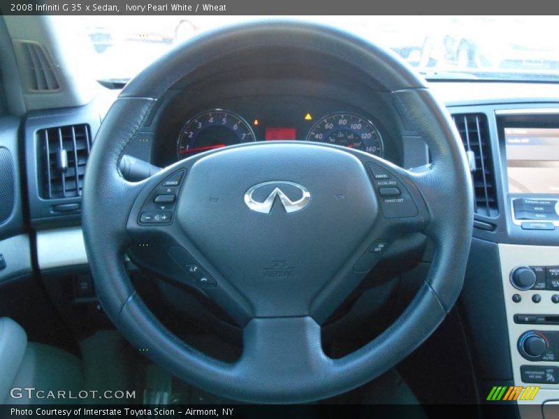 Ivory Pearl White / Wheat 2008 Infiniti G 35 x Sedan