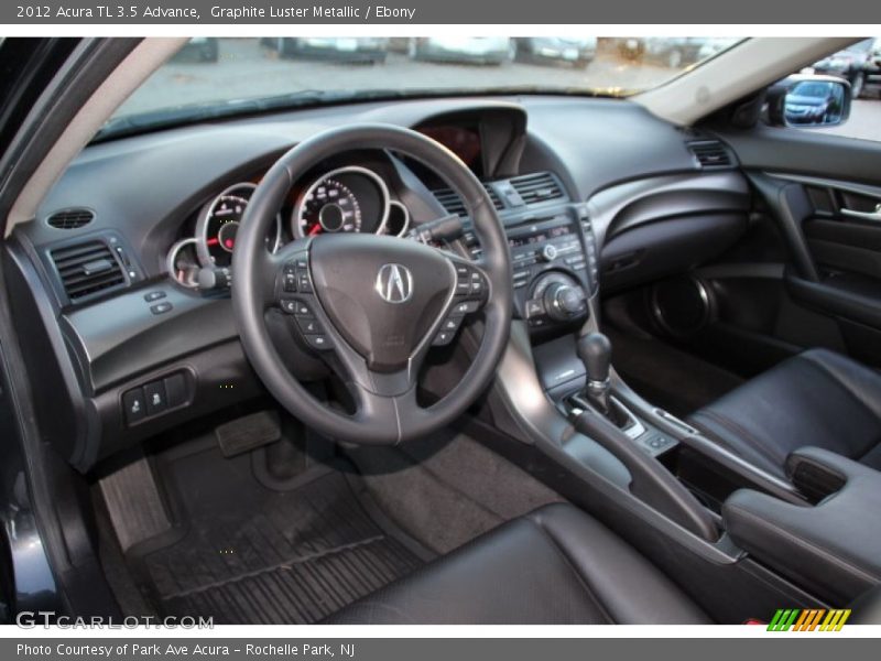 Graphite Luster Metallic / Ebony 2012 Acura TL 3.5 Advance