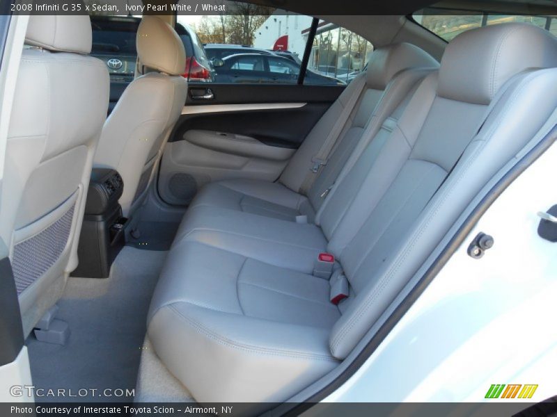 Ivory Pearl White / Wheat 2008 Infiniti G 35 x Sedan