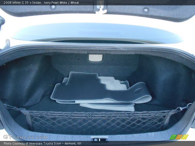 Ivory Pearl White / Wheat 2008 Infiniti G 35 x Sedan