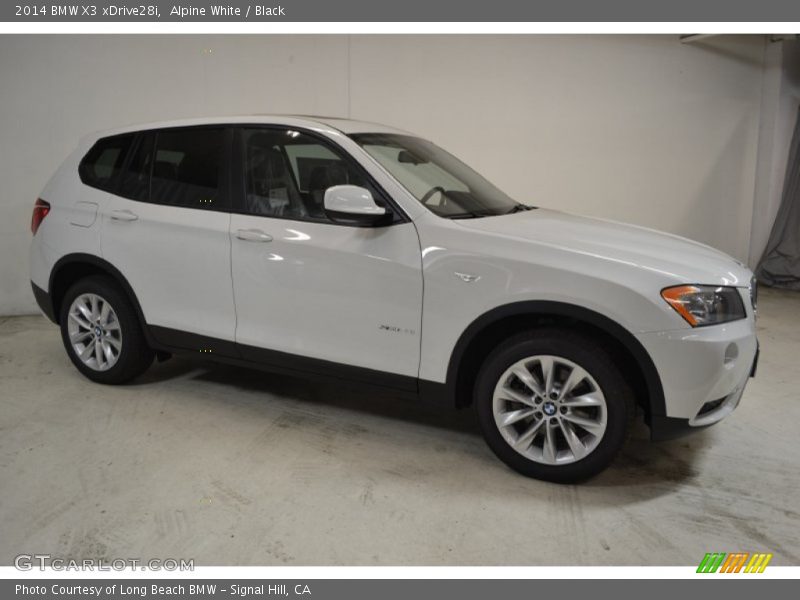 Alpine White / Black 2014 BMW X3 xDrive28i