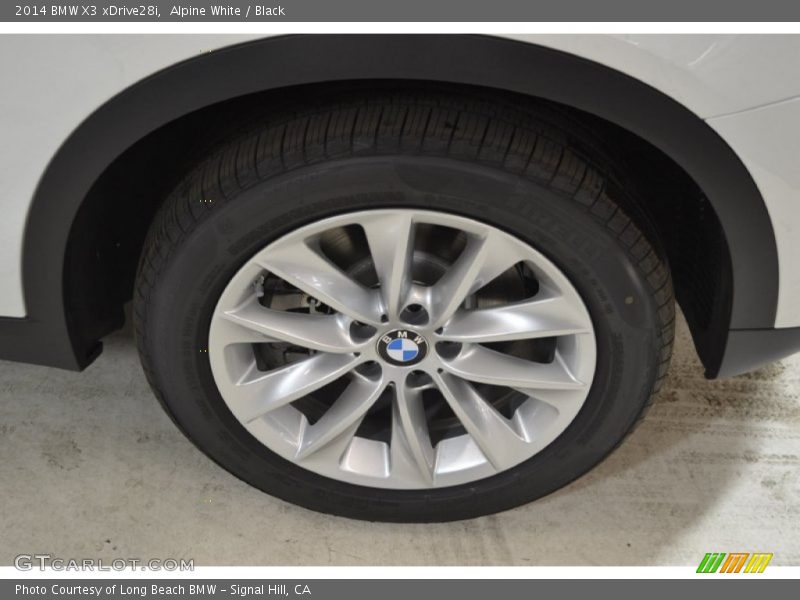 Alpine White / Black 2014 BMW X3 xDrive28i
