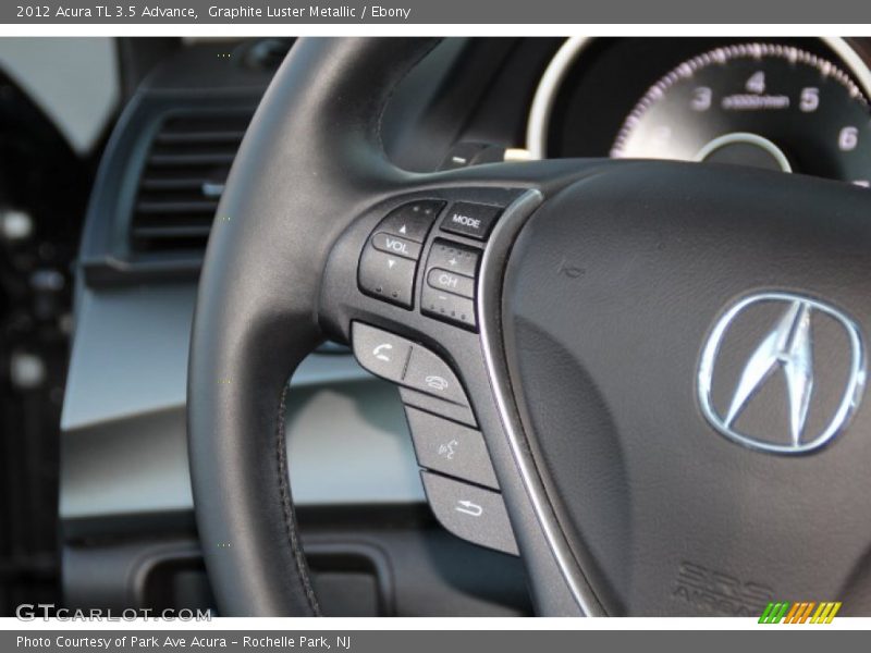 Graphite Luster Metallic / Ebony 2012 Acura TL 3.5 Advance