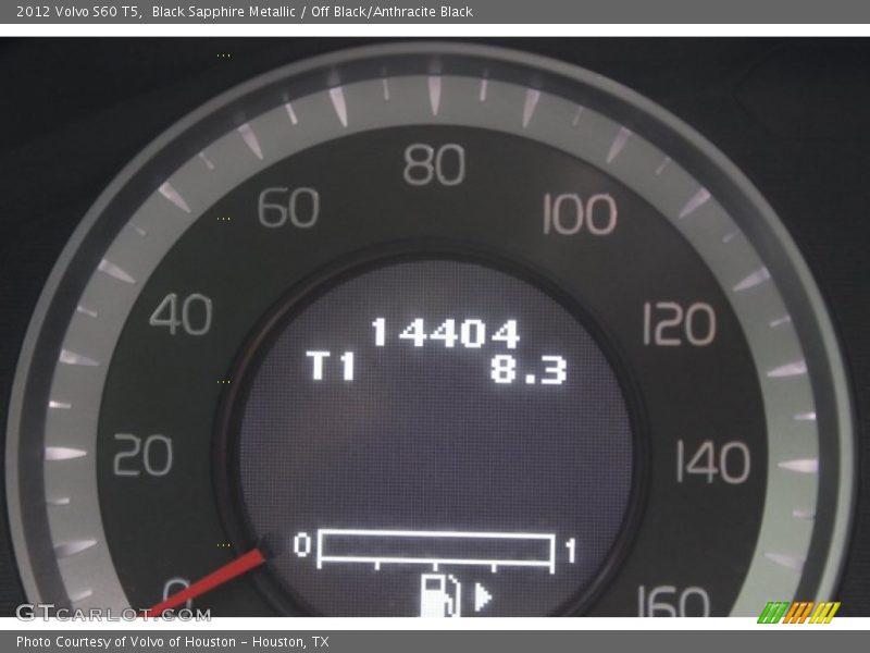 Black Sapphire Metallic / Off Black/Anthracite Black 2012 Volvo S60 T5