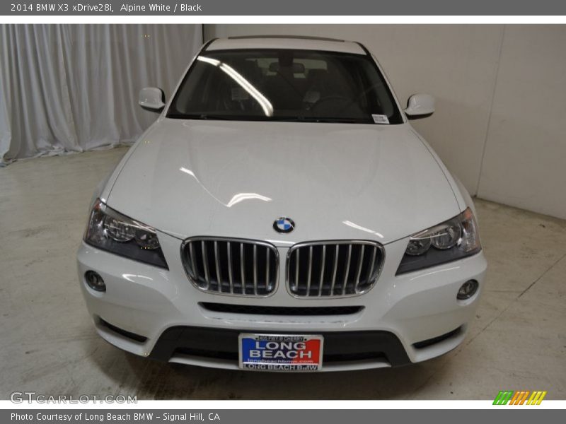 Alpine White / Black 2014 BMW X3 xDrive28i