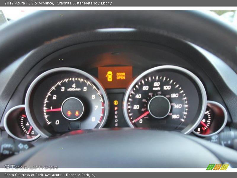 Graphite Luster Metallic / Ebony 2012 Acura TL 3.5 Advance