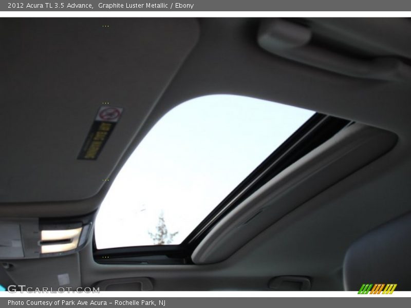 Graphite Luster Metallic / Ebony 2012 Acura TL 3.5 Advance