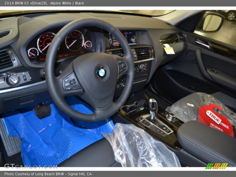 Alpine White / Black 2014 BMW X3 xDrive28i
