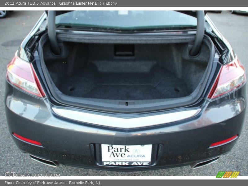 Graphite Luster Metallic / Ebony 2012 Acura TL 3.5 Advance