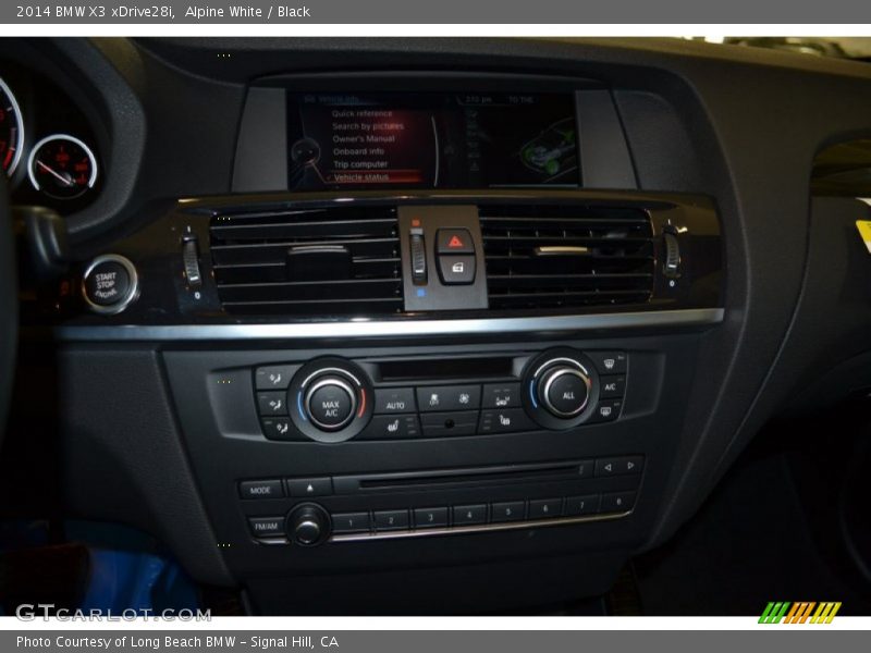 Alpine White / Black 2014 BMW X3 xDrive28i
