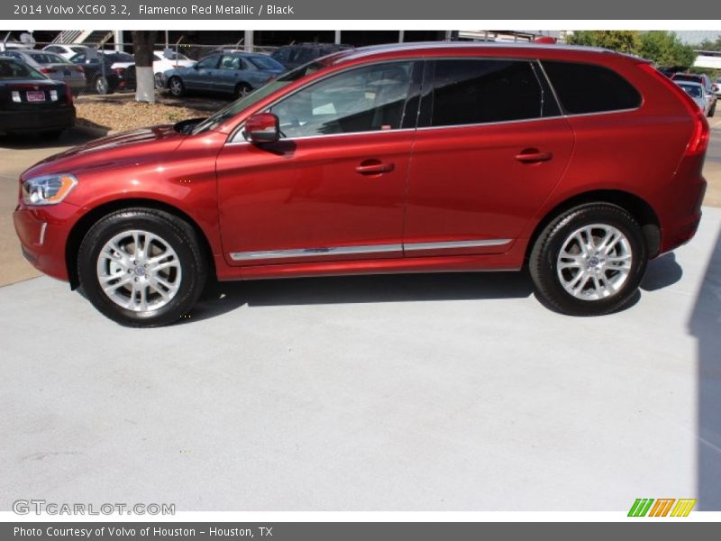Flamenco Red Metallic / Black 2014 Volvo XC60 3.2