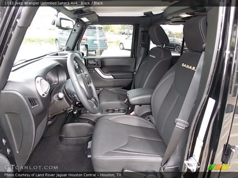 Black / Black 2013 Jeep Wrangler Unlimited Sahara 4x4