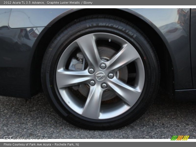 Graphite Luster Metallic / Ebony 2012 Acura TL 3.5 Advance