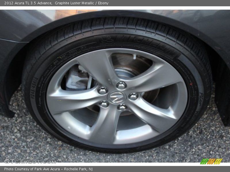 Graphite Luster Metallic / Ebony 2012 Acura TL 3.5 Advance