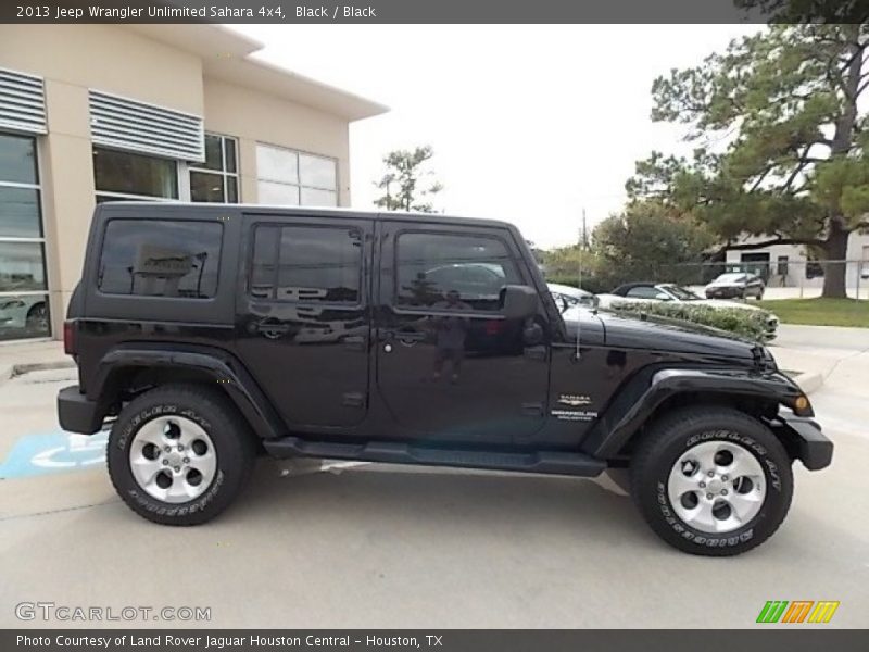 Black / Black 2013 Jeep Wrangler Unlimited Sahara 4x4