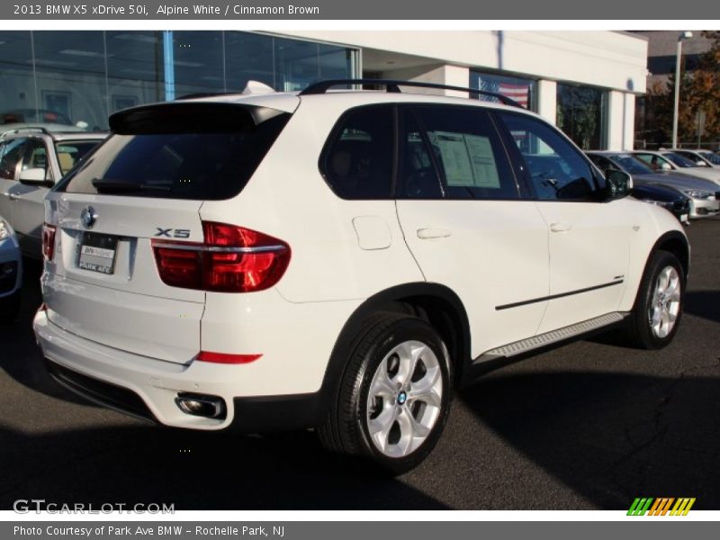 Alpine White / Cinnamon Brown 2013 BMW X5 xDrive 50i