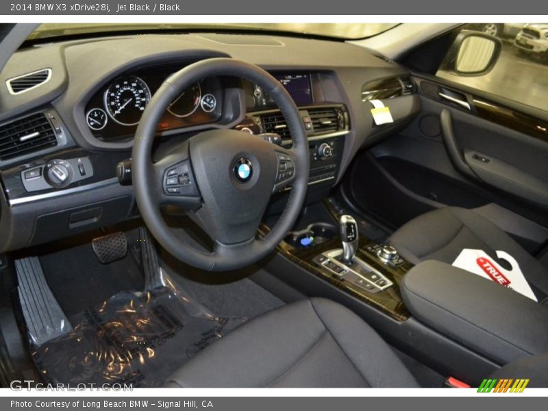 Jet Black / Black 2014 BMW X3 xDrive28i