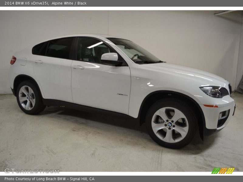 Alpine White / Black 2014 BMW X6 xDrive35i