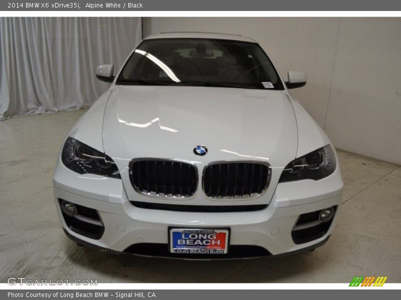 Alpine White / Black 2014 BMW X6 xDrive35i