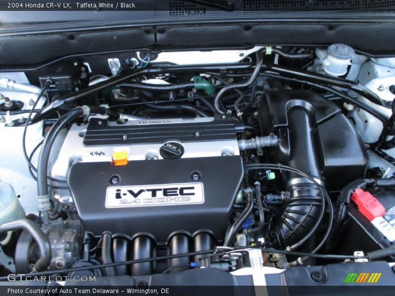 Taffeta White / Black 2004 Honda CR-V LX
