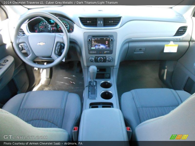 Cyber Grey Metallic / Dark Titanium/Light Titanium 2014 Chevrolet Traverse LS
