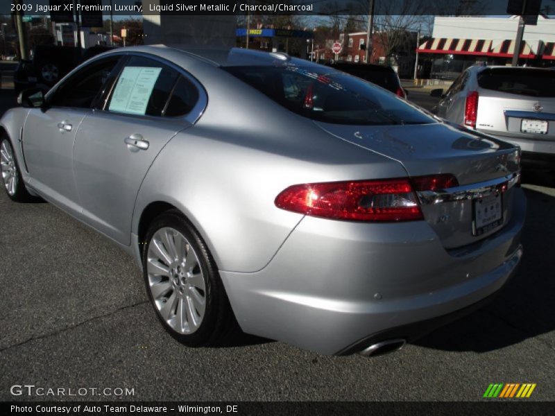 Liquid Silver Metallic / Charcoal/Charcoal 2009 Jaguar XF Premium Luxury