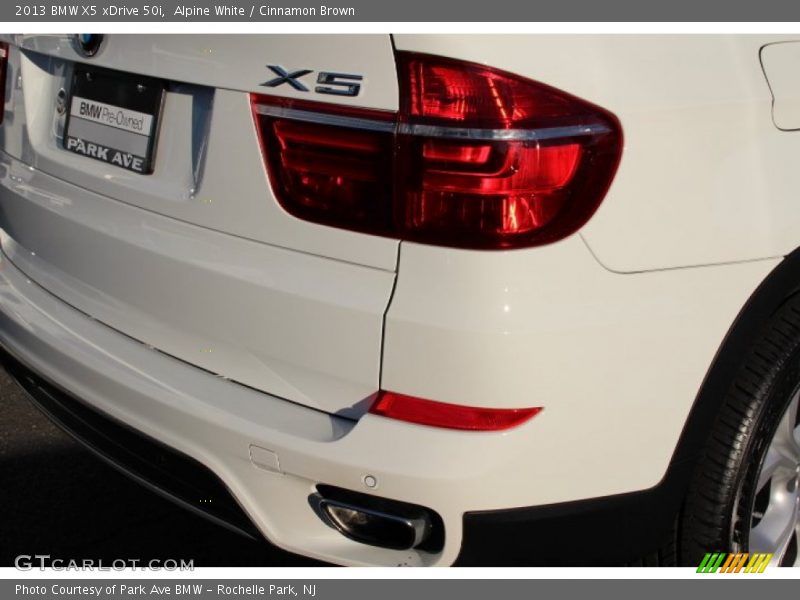 Alpine White / Cinnamon Brown 2013 BMW X5 xDrive 50i