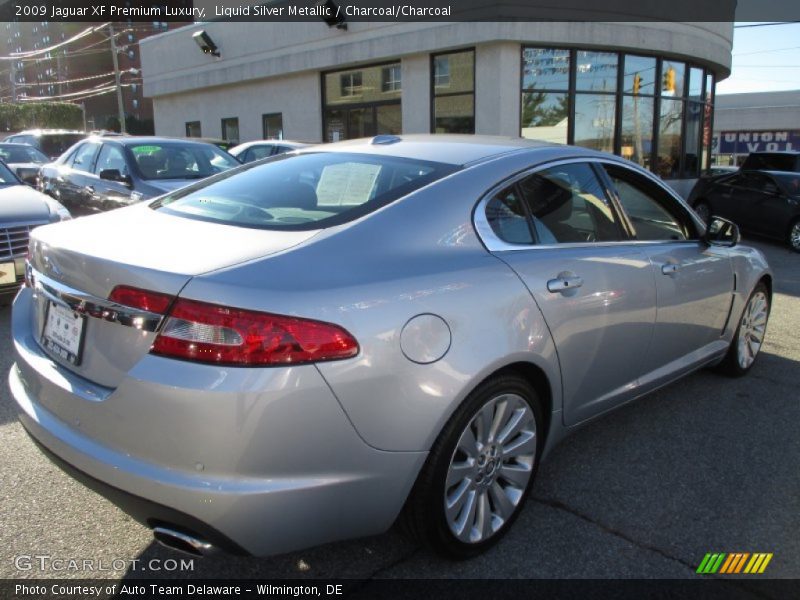 Liquid Silver Metallic / Charcoal/Charcoal 2009 Jaguar XF Premium Luxury