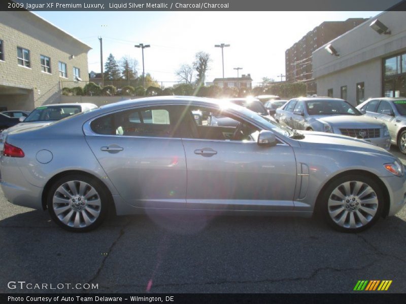 Liquid Silver Metallic / Charcoal/Charcoal 2009 Jaguar XF Premium Luxury