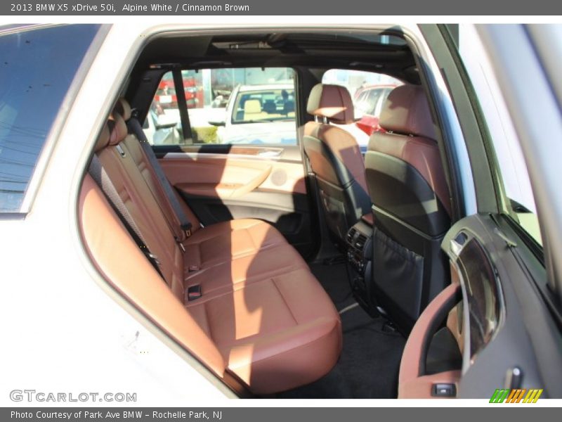 Alpine White / Cinnamon Brown 2013 BMW X5 xDrive 50i