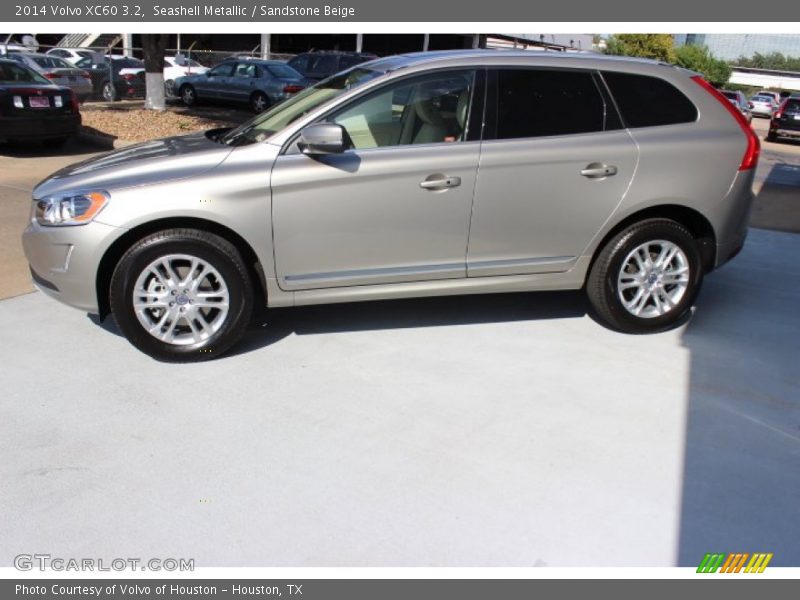 Seashell Metallic / Sandstone Beige 2014 Volvo XC60 3.2