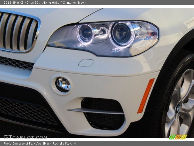 Alpine White / Cinnamon Brown 2013 BMW X5 xDrive 50i
