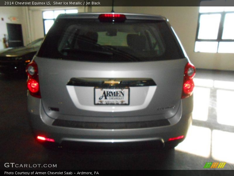 Silver Ice Metallic / Jet Black 2014 Chevrolet Equinox LS