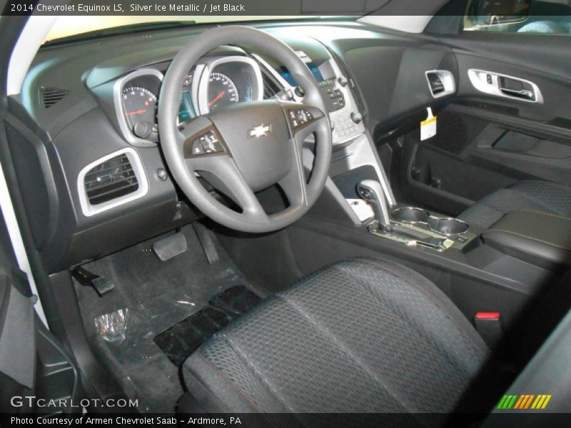 Silver Ice Metallic / Jet Black 2014 Chevrolet Equinox LS