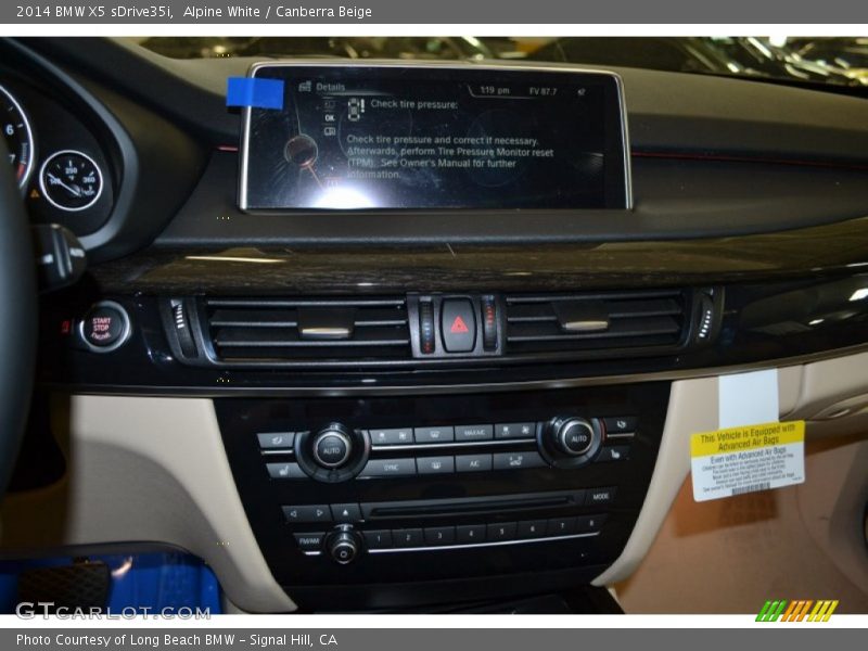 Alpine White / Canberra Beige 2014 BMW X5 sDrive35i