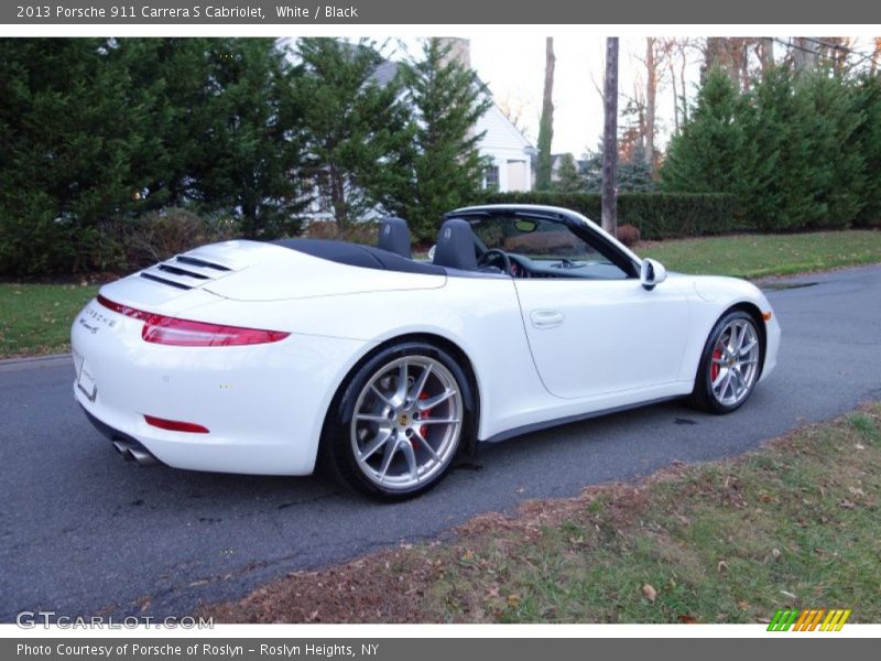 White / Black 2013 Porsche 911 Carrera S Cabriolet