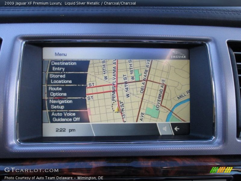 Liquid Silver Metallic / Charcoal/Charcoal 2009 Jaguar XF Premium Luxury