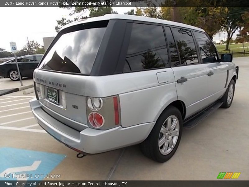 Zermatt Silver Metallic / Charcoal 2007 Land Rover Range Rover HSE
