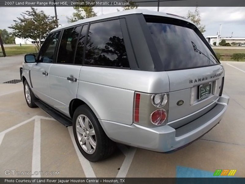 Zermatt Silver Metallic / Charcoal 2007 Land Rover Range Rover HSE