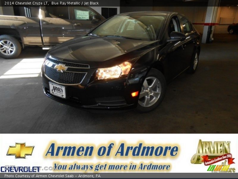 Blue Ray Metallic / Jet Black 2014 Chevrolet Cruze LT