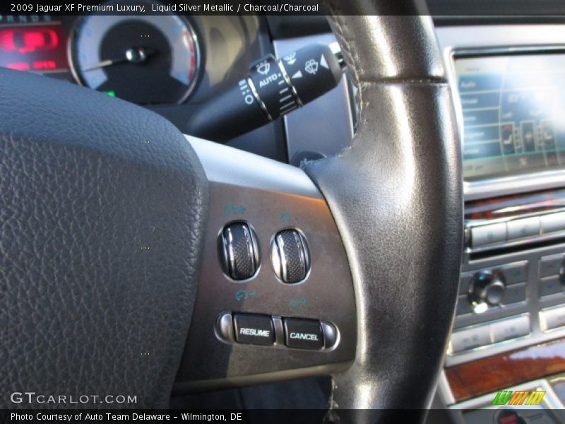 Liquid Silver Metallic / Charcoal/Charcoal 2009 Jaguar XF Premium Luxury