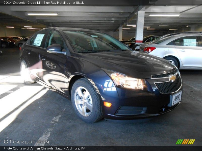 Blue Ray Metallic / Jet Black 2014 Chevrolet Cruze LT