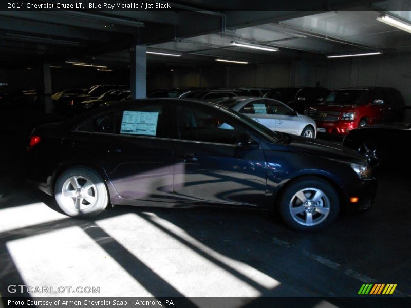 Blue Ray Metallic / Jet Black 2014 Chevrolet Cruze LT