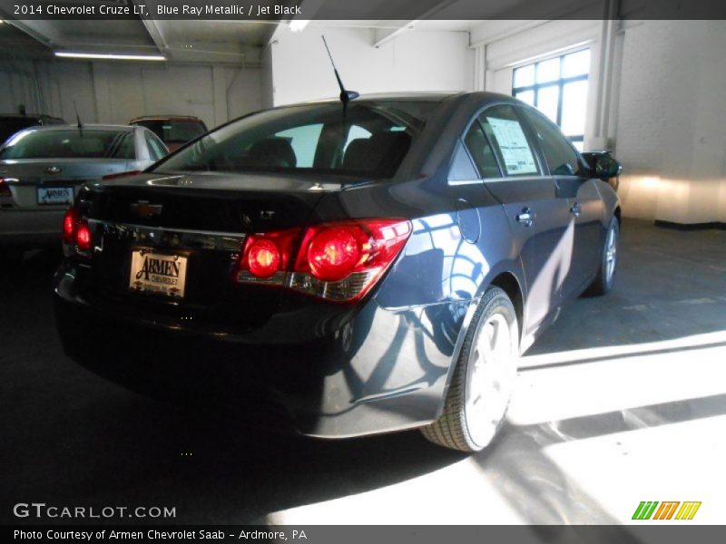 Blue Ray Metallic / Jet Black 2014 Chevrolet Cruze LT