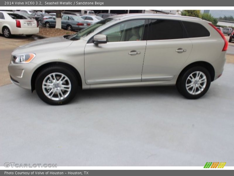 Seashell Metallic / Sandstone Beige 2014 Volvo XC60 3.2