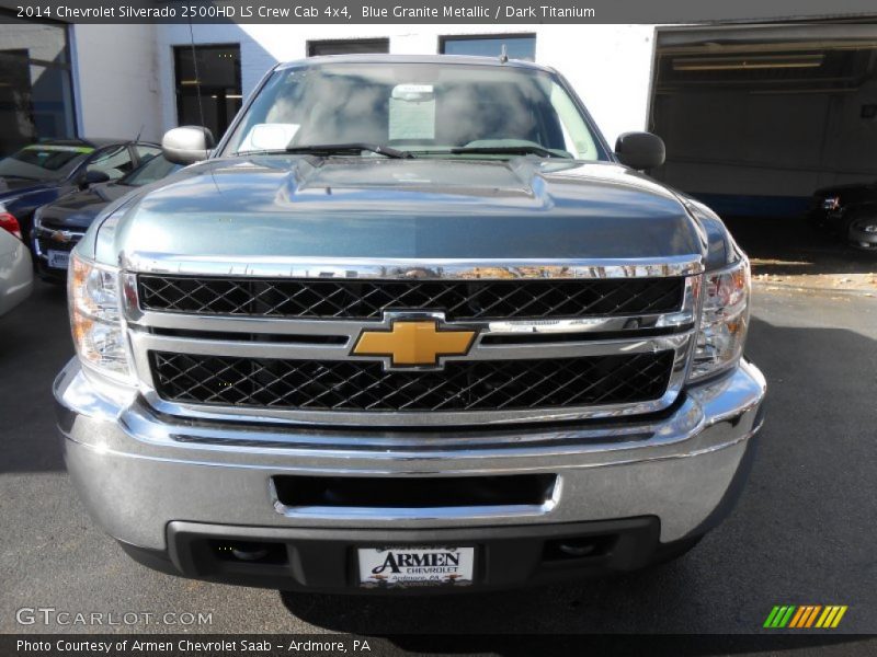 Blue Granite Metallic / Dark Titanium 2014 Chevrolet Silverado 2500HD LS Crew Cab 4x4