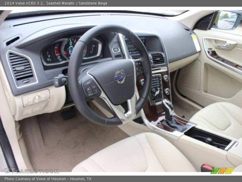 Seashell Metallic / Sandstone Beige 2014 Volvo XC60 3.2