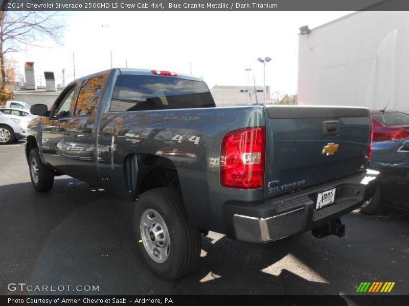 Blue Granite Metallic / Dark Titanium 2014 Chevrolet Silverado 2500HD LS Crew Cab 4x4
