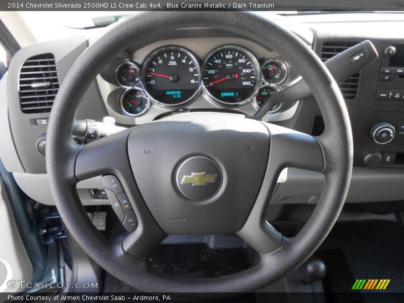 Blue Granite Metallic / Dark Titanium 2014 Chevrolet Silverado 2500HD LS Crew Cab 4x4